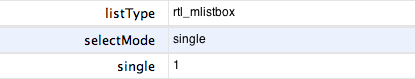 Gistbox Listbox Properties